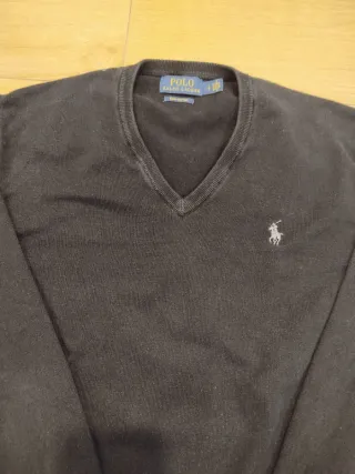 Jersey Polo Ralph Lauren Pima Cotton Negro