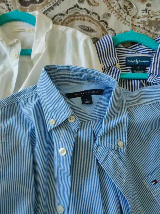 3 Camicie Tommy Hilfiger, Ralph Lauren, Esfera per Bambini