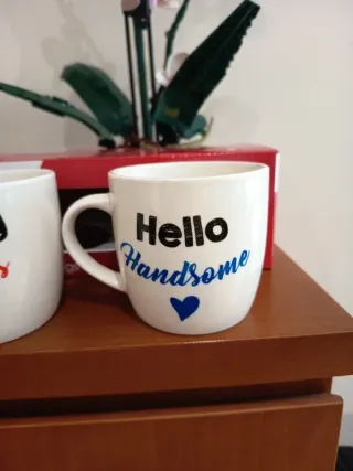 Conjunto 2 Canecas Cerâmica Morning Gorgeous Hello