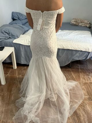 Vestido de Novia Shein Talla S Blanco