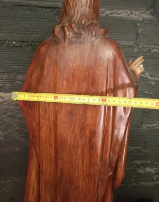Cristo pasta madera 85cm Olot