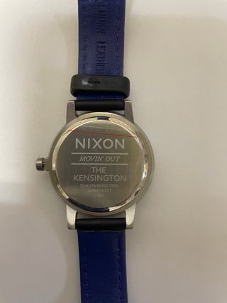 Reloj Nixon Plata y Negro