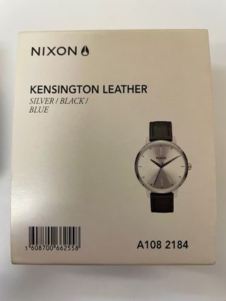 Reloj Nixon Plata y Negro