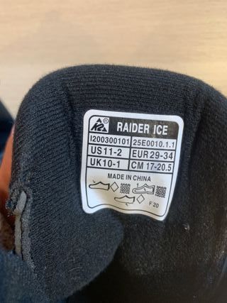 Pattini sul ghiaccio K2 Taglia 29/34 Regolabili