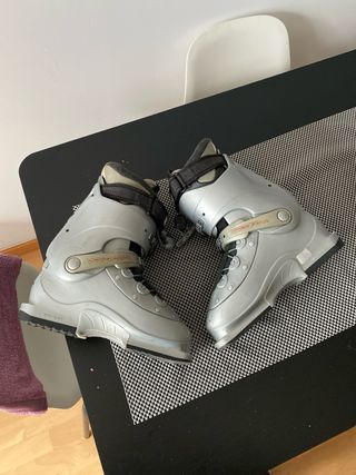 Botas de esquí Salomon plateadas neg