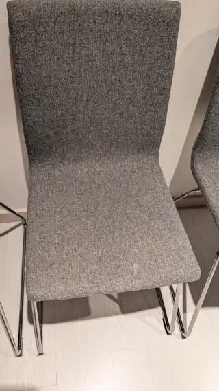 4 Sillas Ikea Lillanas Grises