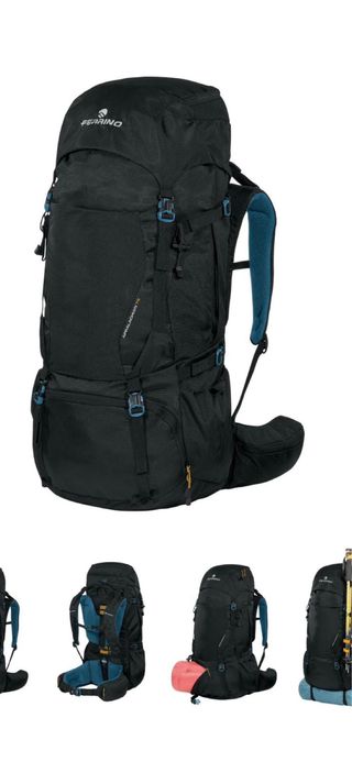 Zaino Trekking Ferrino Nero e Blu