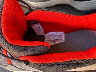 Zapatillas Trekking Niños Quechua Gris/Rojo