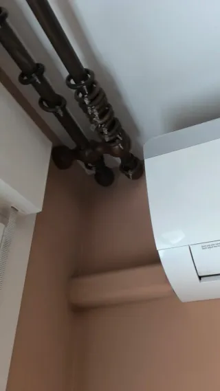 Barra Cortina Madera Negra y Marrón