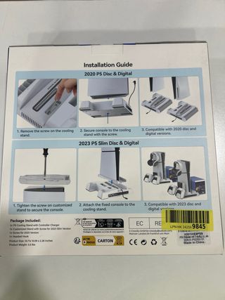 Base Refrigeración GIVO PS5 con Cargador Dual