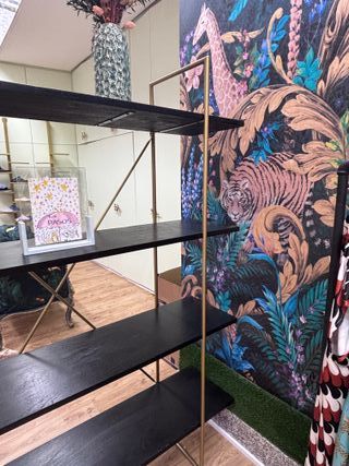 Estantería Jagger Metal Dorado y Mango