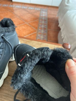 Botas Invierno Negro/Blanco