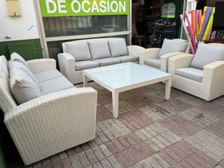 Conjunto Sofás Terraza con Mesa