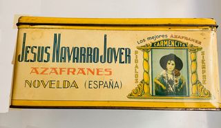 Caja Metálica Carmencita Azafrán Jesús Navarro