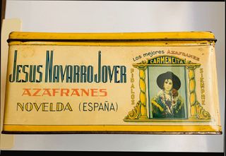 Caja Metálica Carmencita Azafrán Jesús Navarro