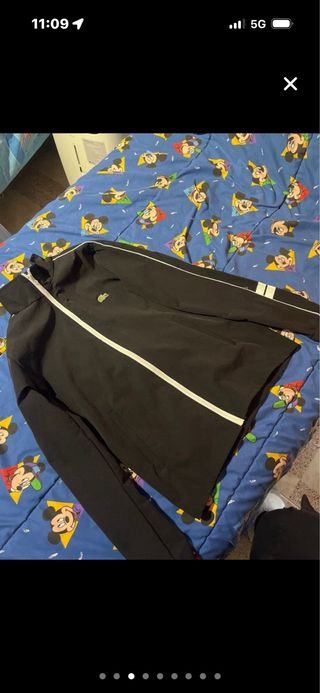 Chándal Lacoste Negro