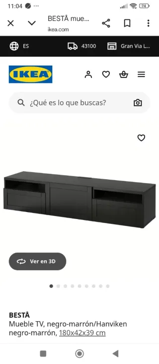 Mueble bajo TV