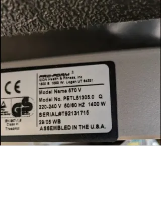 ¡¡¡URGE!!! Cinta de correr PRO-FORM, plegable