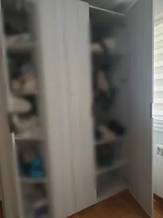 Armario esquinero y cama nido.