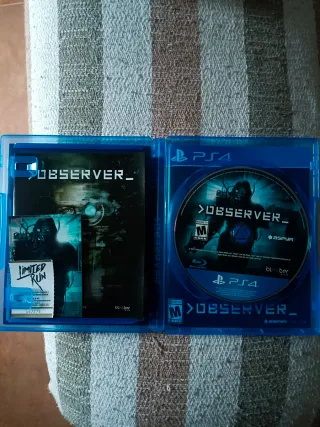 Observer PS4 (PlayStation 4) Juego Terror