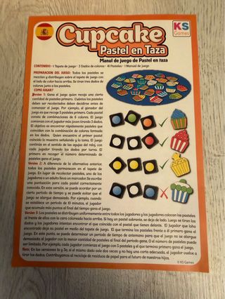 Juego de mesa Cupcake Pastel en Taza KS Games