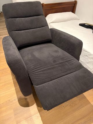 Sillón Eléctrico Negro/Gris