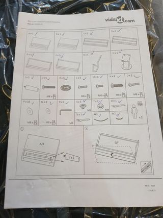 vidaXL Sofá Chesterfield de 3 plazas tela negro