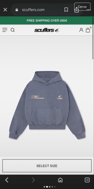 Sudadera Scuffers Gris