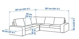 Sofá Modular Ikea KIVIK Verde