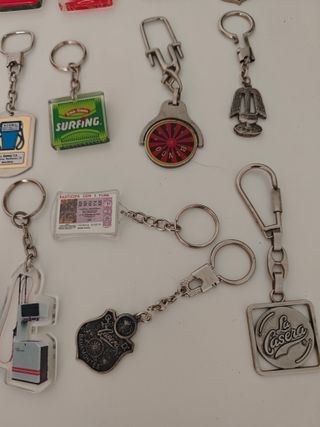 Lote Llaveros antiguos de colección vintage Madrid