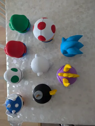 Figuras Mario, Luigi, Sonic, Spyro