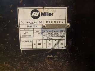 Máquina Soldar Hilo Miller Sigma 725