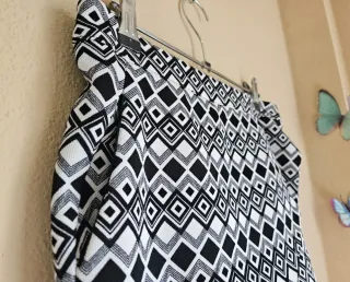 Conjunto 2 piezas floral y geométrico