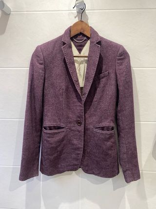 Americana Massimo Dutti Morada