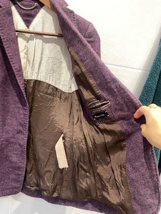 Americana Massimo Dutti Morada