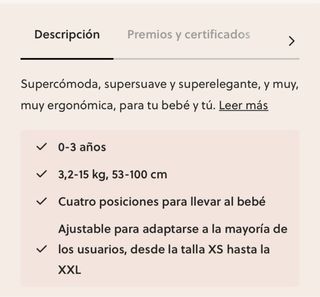 Mochila Portabebés BabyBjorn Carrier Harmony