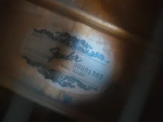 Fender Malibu Acústica. Año 90. Made in korea.