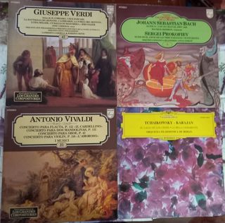 10 LP di Musica Classica - Verdi, Bach, Vivaldi e altri
