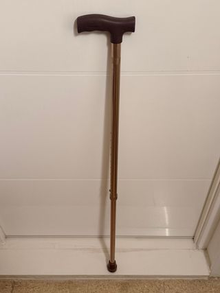 Bastón ajustable metal y plástico