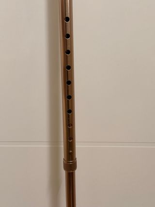 Bastón ajustable metal y plástico