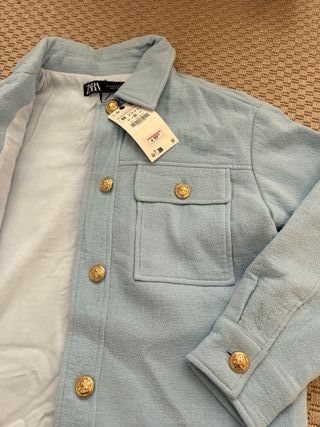 Chaqueta Zara Talla M Botones Dorados