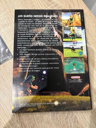 Zelda Ocarina of Time N64 + Guida Testi pal esp