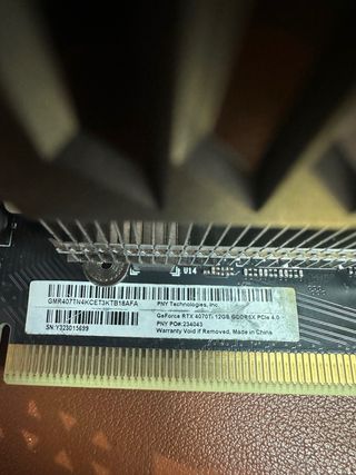 PNY - Tarjeta gráfica  RTX 4070 Ti #B18AFA