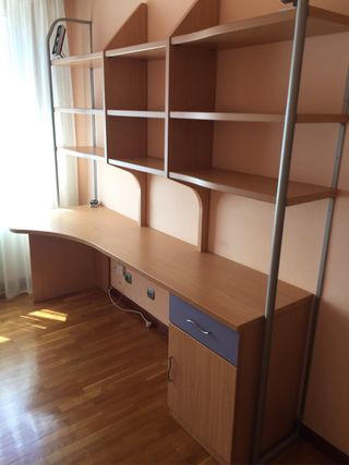 Escritorio con Estantería