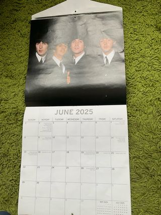 Calendario The Beatles 2025