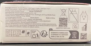 Xiaomi Redmi A5 Negro y Dorado