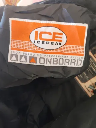 Pantalón de nieve para hombre negro