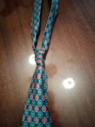 Corbata Rafaello di Angelo azul y rosa