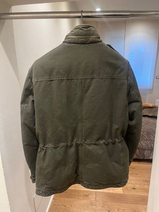 Avirex Cappotto Militare Imbottito Verde Oliva