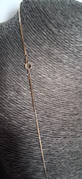 Collana vintage con cristalli colorati